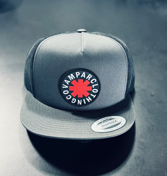 Pepper Logo Flat Bill Truckers