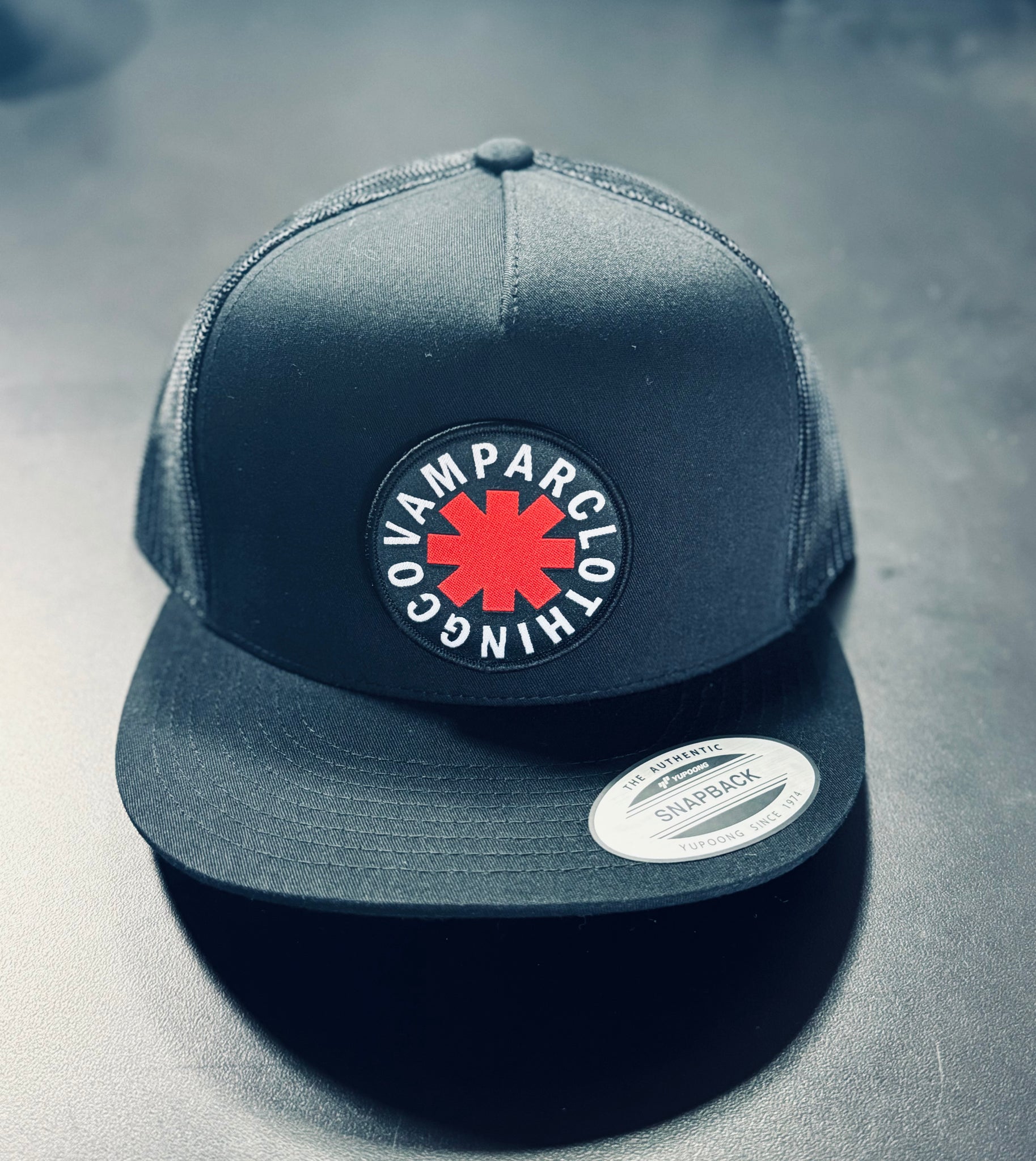 Pepper Logo Flat Bill Truckers