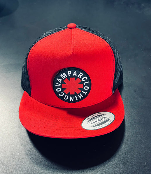 Pepper Logo Flat Bill Truckers