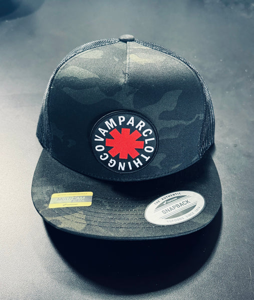 Pepper Logo Flat Bill Truckers