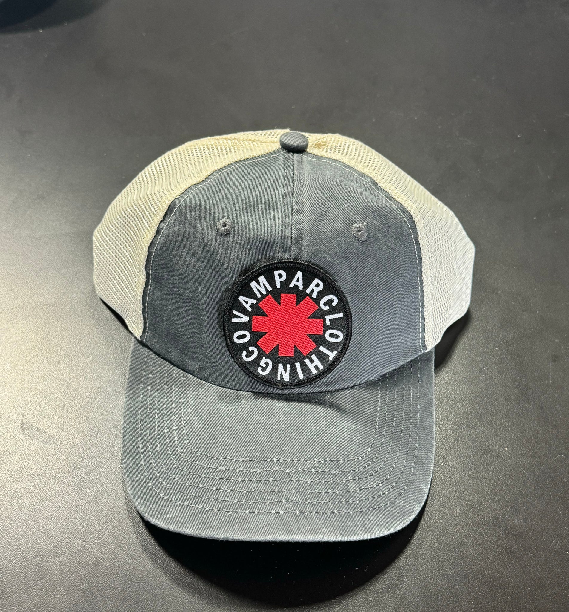 Beach Washed Truckers Pepper Logo