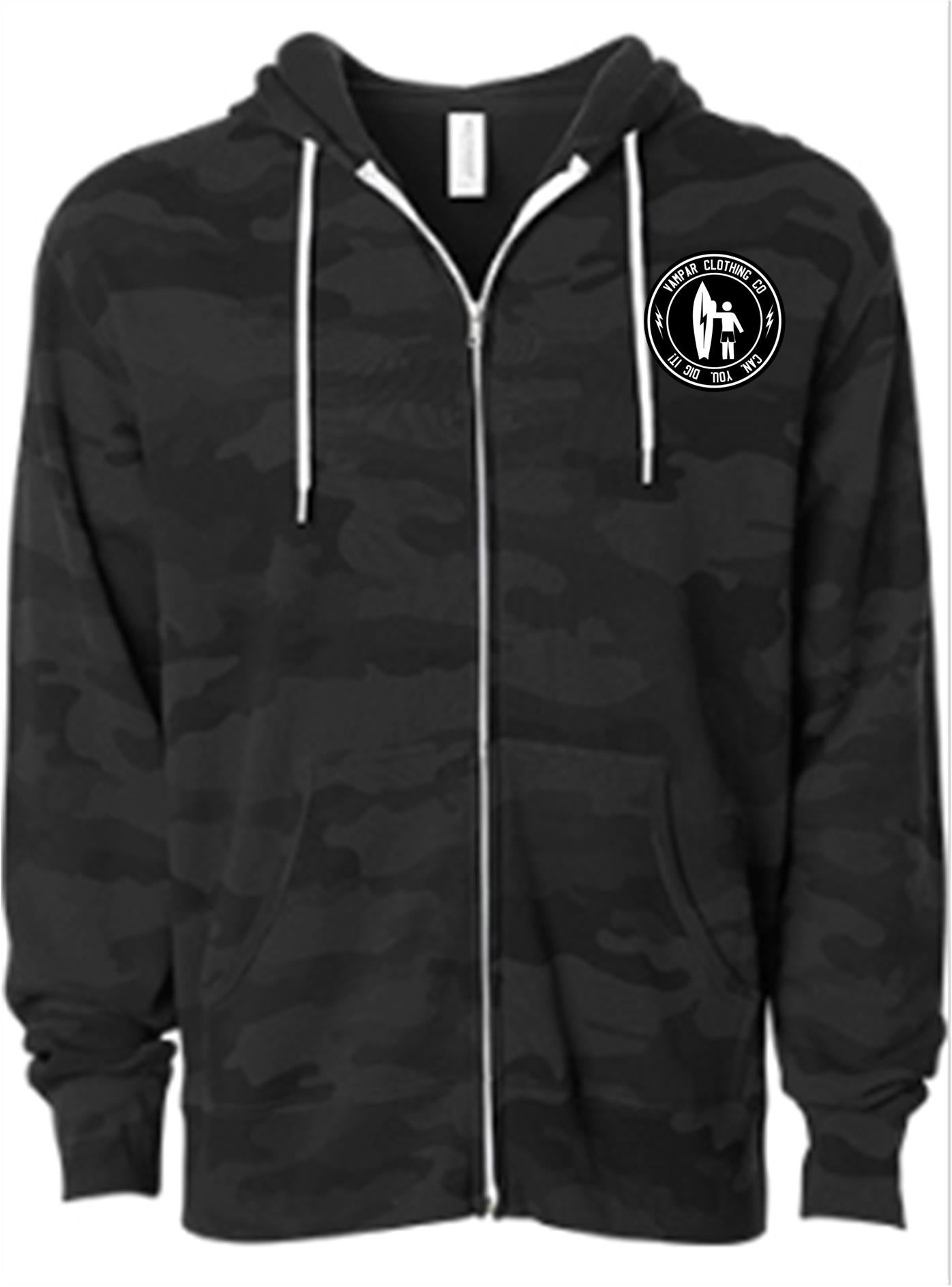 Original Logo Light Weight Zip Hoodies