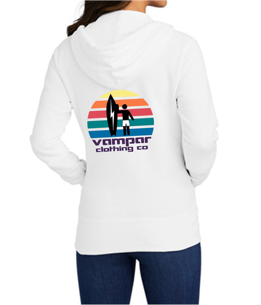Pacific Sunset '77 Women's Zip Up Hoodie