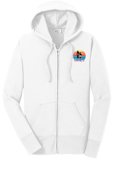 Pacific Sunset '77 Women's Zip Up Hoodie