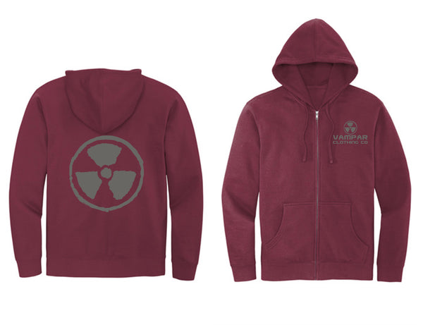 Nuke'd Zip Up Hoodies