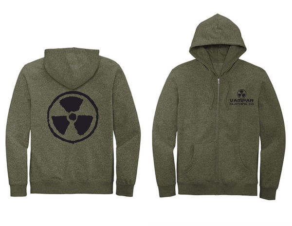 Nuke'd Zip Up Hoodies